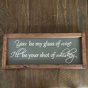 Rustic Wooden Wall Sign with Quote